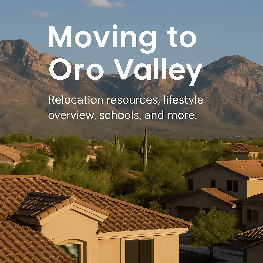 Moving to Oro Valley Arizona - Scenic Desert Landscape Moving to Oro Valley Arizona - Scenic Desert Landscape