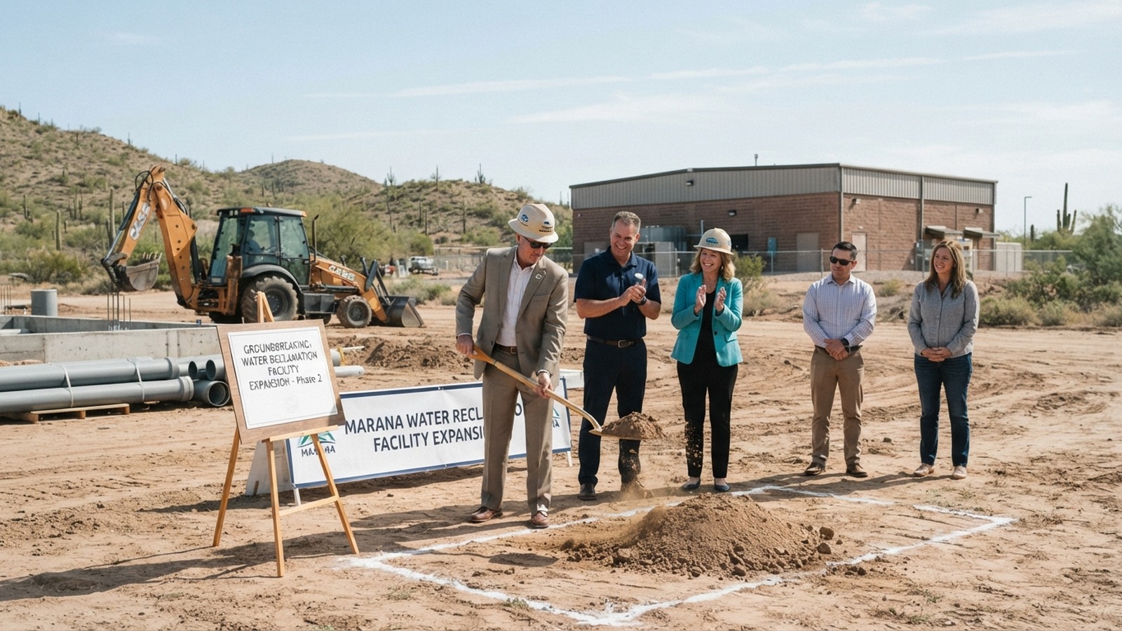 Marana Breaks Ground on Water Reclamation Facility Expansion
