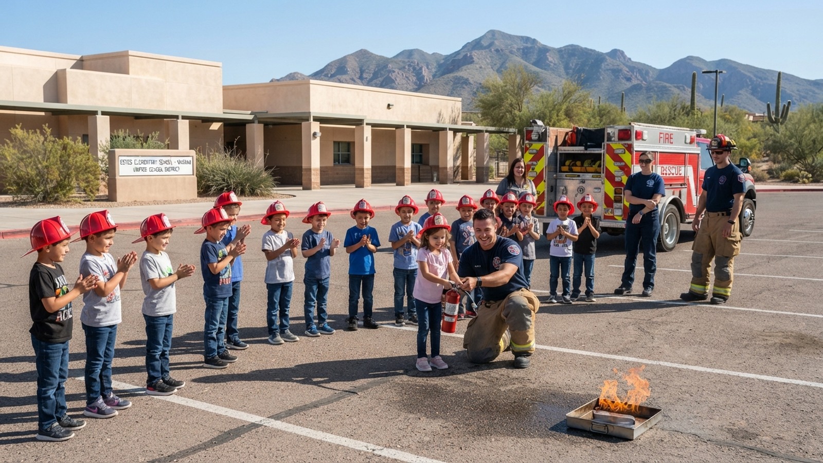 Estes Elementary Students Put Fire Safety into Action During Mini Musters