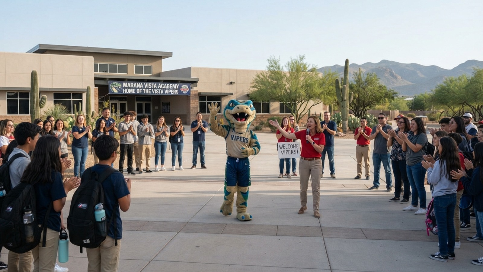 Marana Vista Academy Introduces New Mascot: The Vista Viper