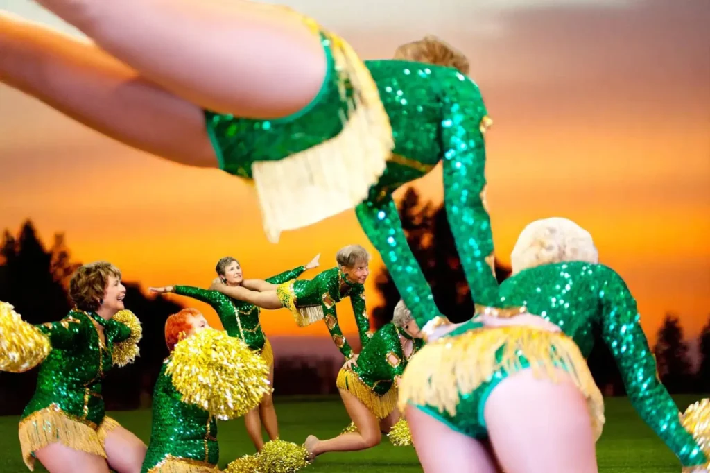 Sun City Oro Valley residents at a Poms practice