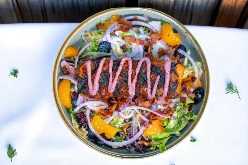 the landing blackened ahi sashimi
