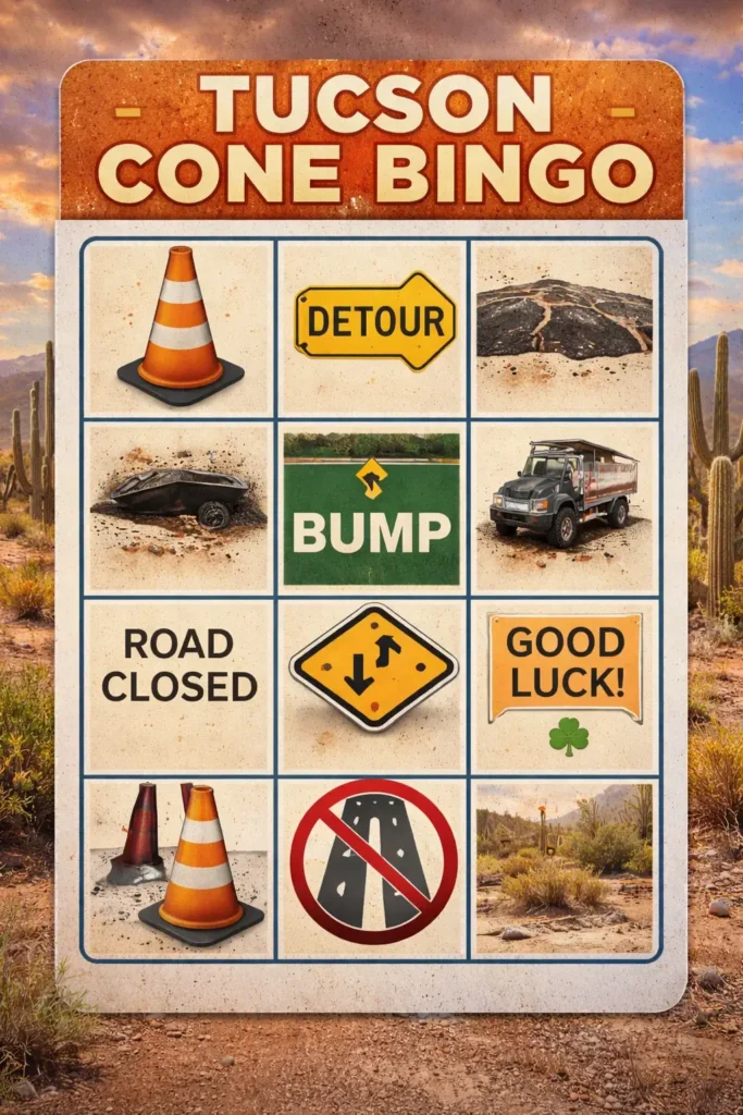 caution tucson raods