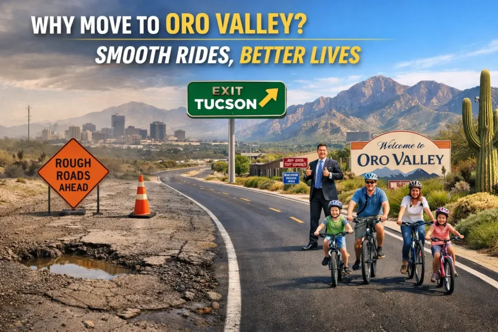 oro valley vs tucson roads smooth rides better