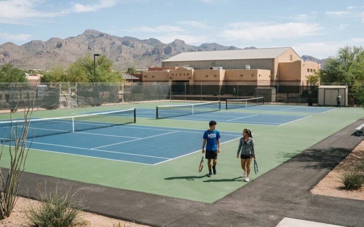 MHS Tennis Courts Get a Fresh New Look