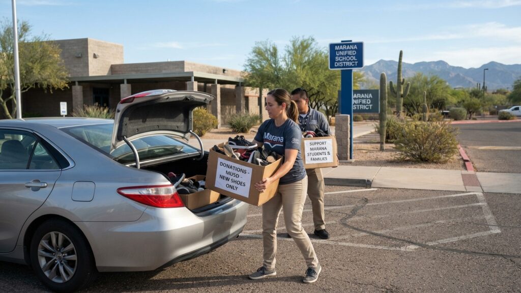 Shoe Drive Supports MUSD Students & Families