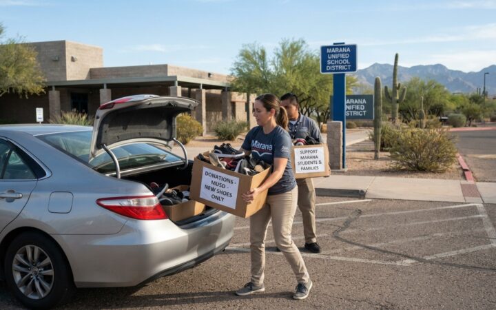Shoe Drive Supports MUSD Students & Families